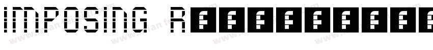 IMPOSING Regular字体转换